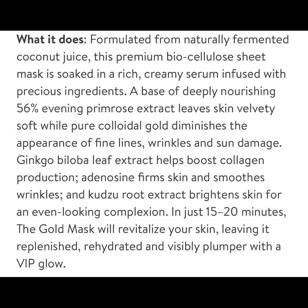 Bundle The Gold Mask VIP Revitalizing Luxury Ipsy - Picture 4 of 13